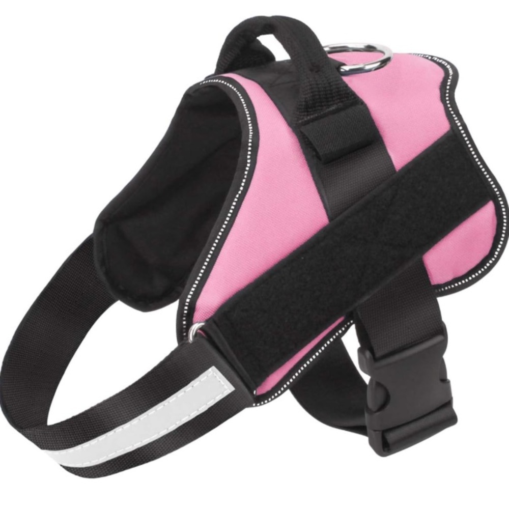 Bolux dog harness new with tag pink reflective size small